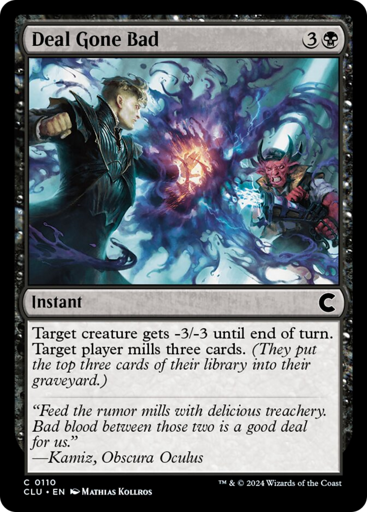 Deal Gone Bad [Ravnica: Clue Edition] | Jomio and Rueliete's Cards and Comics