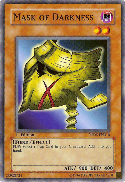 Mask of Darkness [YSDS-EN010] Common | Jomio and Rueliete's Cards and Comics