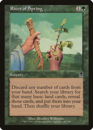 Rites of Spring [Odyssey] | Jomio and Rueliete's Cards and Comics