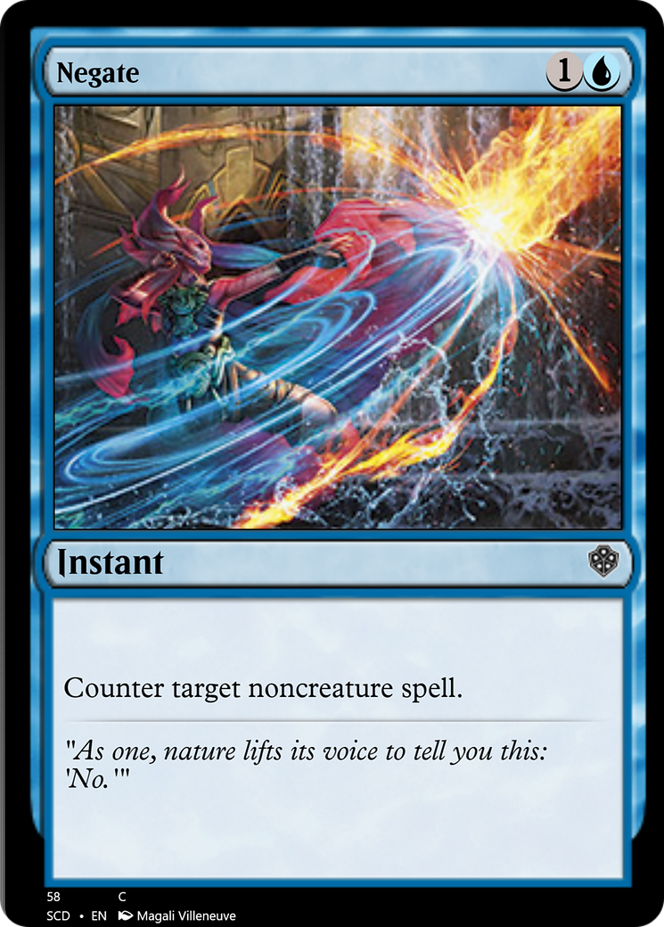 Negate [Starter Commander Decks] | Jomio and Rueliete's Cards and Comics