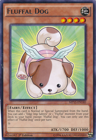 Fluffal Dog [MP15-EN140] Rare | Jomio and Rueliete's Cards and Comics