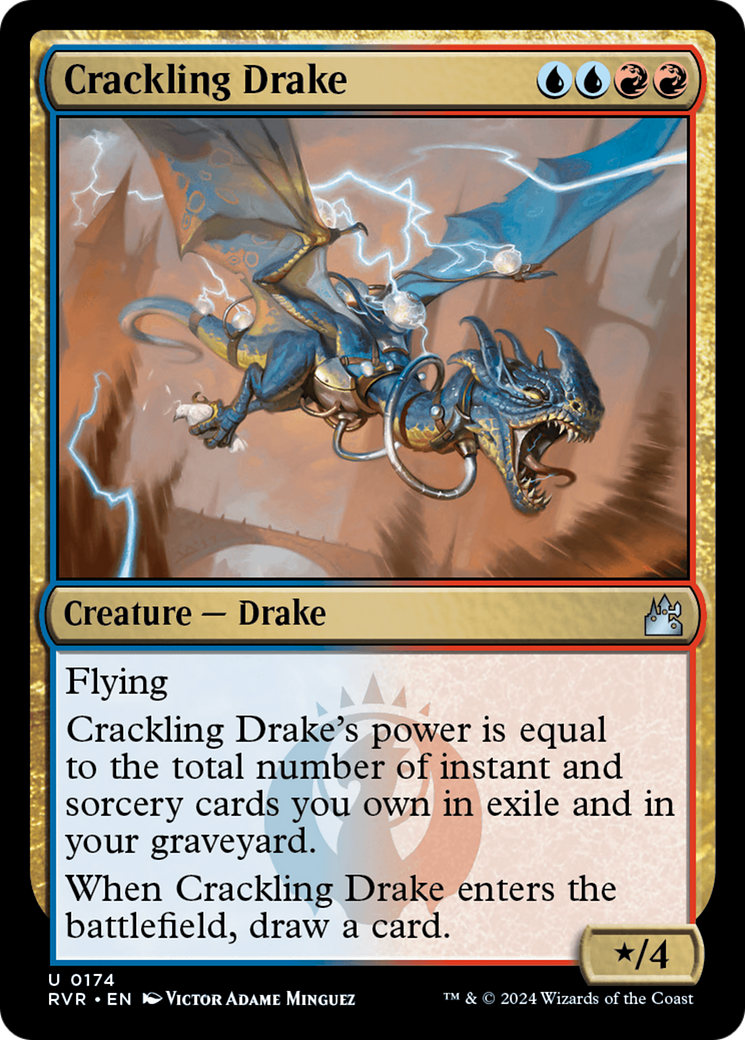 Crackling Drake [Ravnica Remastered] | Jomio and Rueliete's Cards and Comics