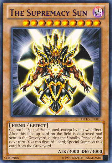 The Supremacy Sun (Purple) [DL16-EN010] Rare | Jomio and Rueliete's Cards and Comics