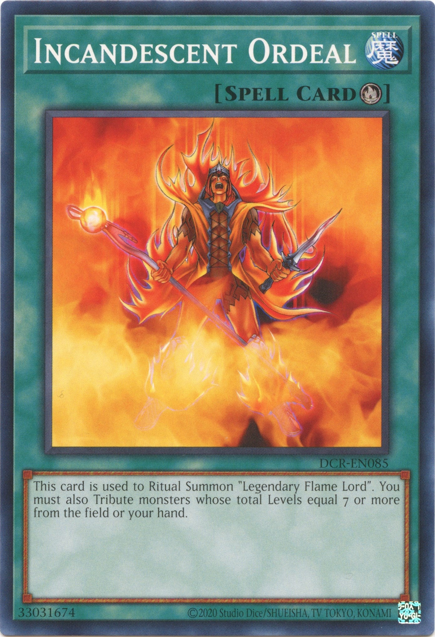Incandescent Ordeal (25th Anniversary) [DCR-EN085] Common | Jomio and Rueliete's Cards and Comics
