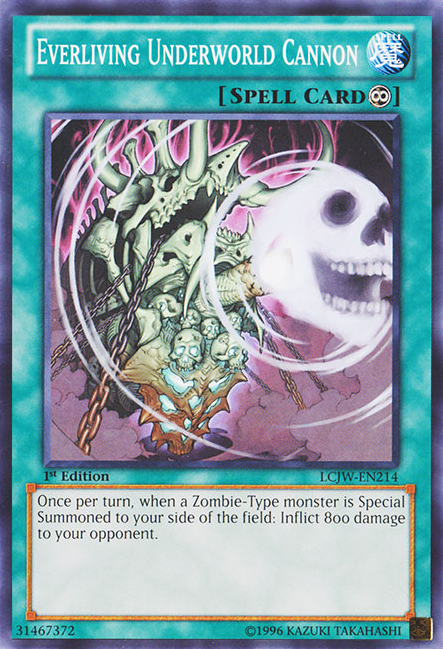 Everliving Underworld Cannon [LCJW-EN214] Common | Jomio and Rueliete's Cards and Comics