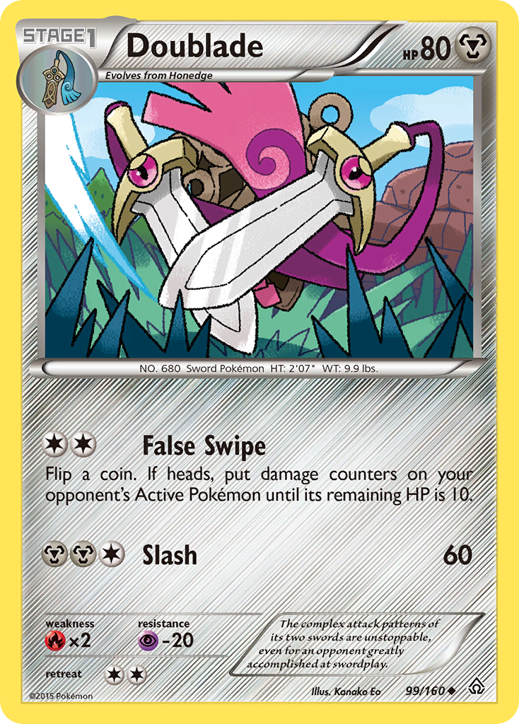 Doublade (99/160) [XY: Primal Clash] | Jomio and Rueliete's Cards and Comics