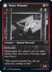 Weary Prisoner // Wrathful Jailbreaker [Innistrad: Double Feature] | Jomio and Rueliete's Cards and Comics
