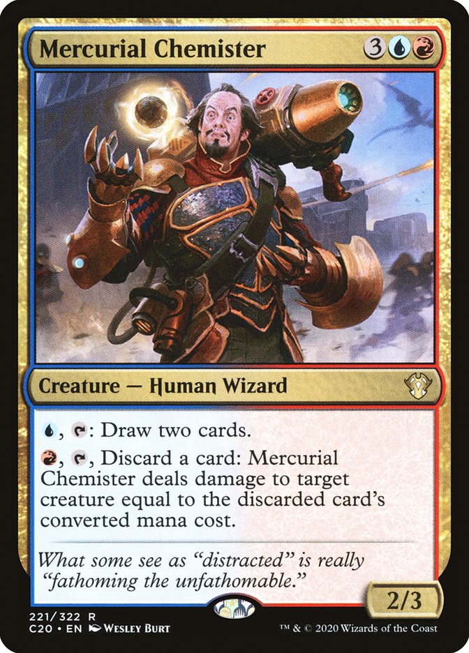 Mercurial Chemister [Commander 2020] | Jomio and Rueliete's Cards and Comics
