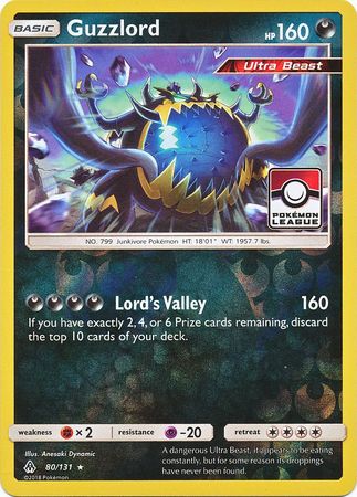 Guzzlord (80/131) (League Promo) [Sun & Moon: Forbidden Light] | Jomio and Rueliete's Cards and Comics