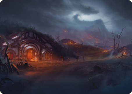 Field of Ruin Art Card [The Lord of the Rings: Tales of Middle-earth Art Series] | Jomio and Rueliete's Cards and Comics