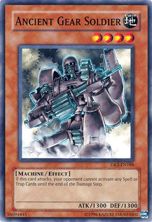 Ancient Gear Soldier [DR3-EN188] Common | Jomio and Rueliete's Cards and Comics