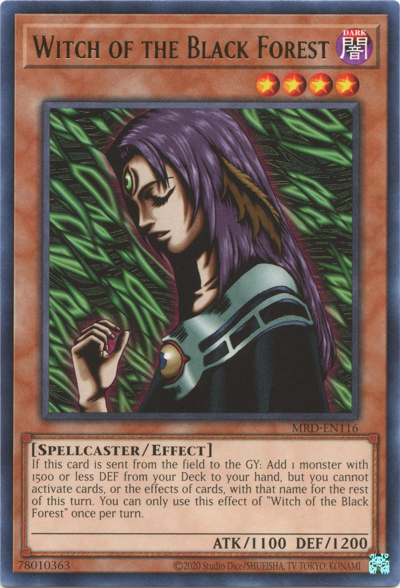 Witch of the Black Forest (25th Anniversary) [MRD-EN116] Rare | Jomio and Rueliete's Cards and Comics