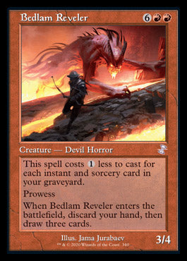 Bedlam Reveler (Timeshifted) [Time Spiral Remastered] | Jomio and Rueliete's Cards and Comics