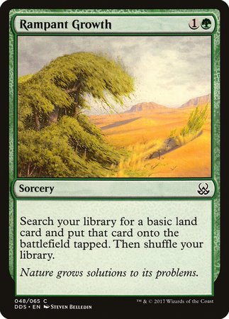 Rampant Growth [Duel Decks: Mind vs. Might] | Jomio and Rueliete's Cards and Comics