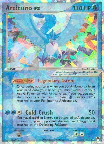Articuno ex (114/112) [EX: FireRed & LeafGreen] | Jomio and Rueliete's Cards and Comics