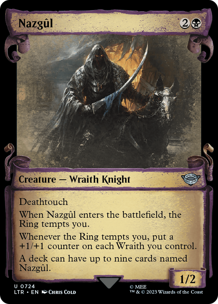 Nazgul (0724) [The Lord of the Rings: Tales of Middle-Earth Showcase Scrolls] | Jomio and Rueliete's Cards and Comics