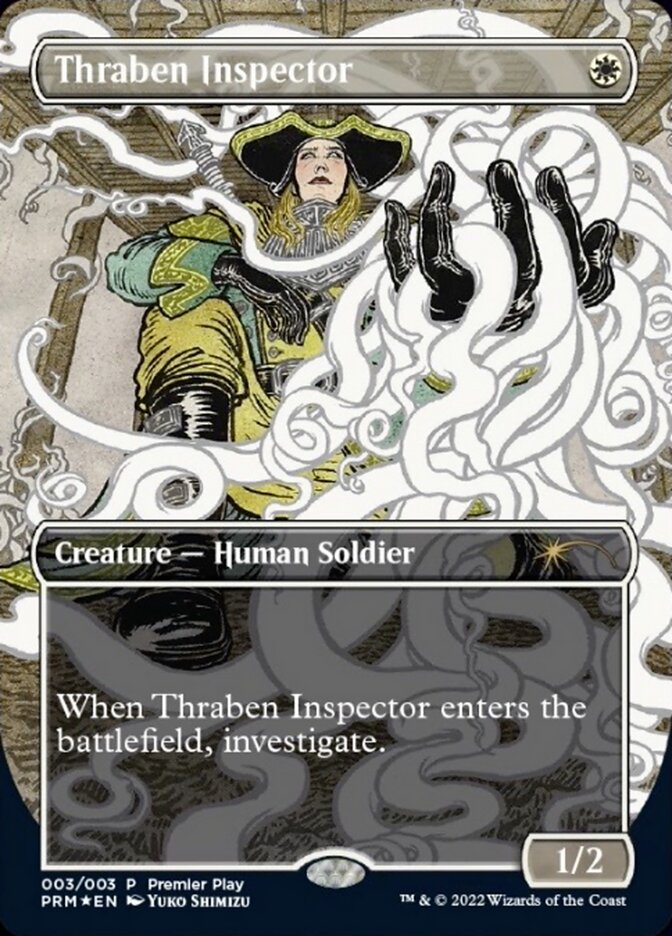 Thraben Inspector (Borderless Alternate-Art) [Regional Championship Qualifiers 2022] | Jomio and Rueliete's Cards and Comics