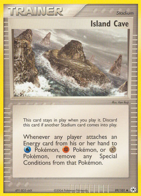 Island Cave (89/101) [EX: Hidden Legends] | Jomio and Rueliete's Cards and Comics