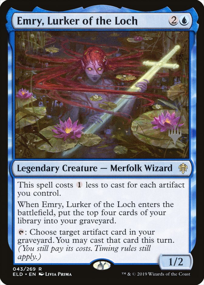 Emry, Lurker of the Loch (Promo Pack) [Throne of Eldraine Promos] | Jomio and Rueliete's Cards and Comics
