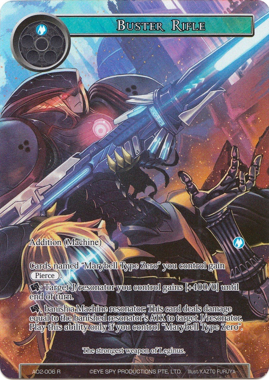 Buster Rifle (Full Art) (AO2-006) [Alice Origin II] | Jomio and Rueliete's Cards and Comics