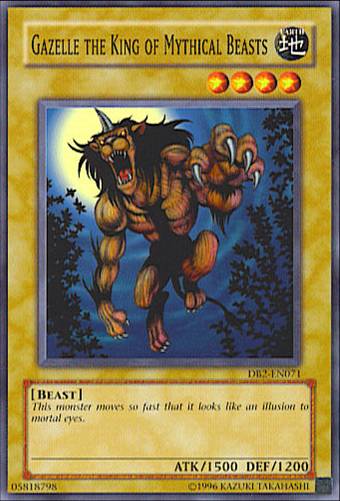Gazelle the King of Mythical Beasts [DB2-EN071] Common | Jomio and Rueliete's Cards and Comics