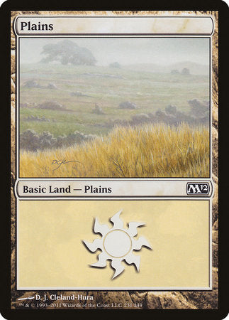 Plains (231) [Magic 2012] | Jomio and Rueliete's Cards and Comics