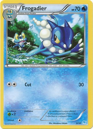 Frogadier (6/30) [XY: Trainer Kit 3 - Suicune] | Jomio and Rueliete's Cards and Comics
