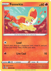 Fennekin (025/195) [Sword & Shield: Silver Tempest] | Jomio and Rueliete's Cards and Comics