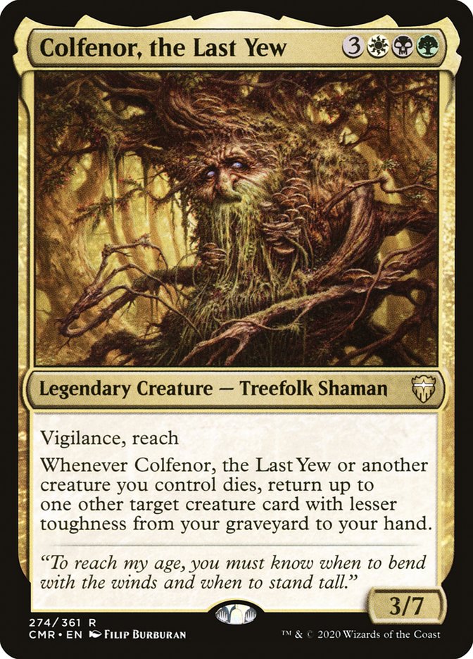 Colfenor, the Last Yew [Commander Legends] | Jomio and Rueliete's Cards and Comics