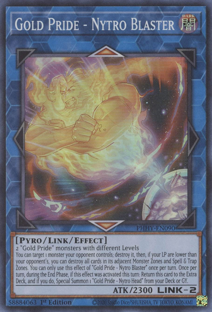 Gold Pride - Nytro Blaster [PHHY-EN090] Super Rare | Jomio and Rueliete's Cards and Comics