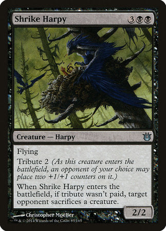 Shrike Harpy [Born of the Gods] | Jomio and Rueliete's Cards and Comics