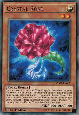 Crystal Rose [CORE-EN012] Rare | Jomio and Rueliete's Cards and Comics