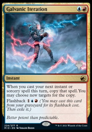 Galvanic Iteration (Promo Pack) [Innistrad: Midnight Hunt Promos] | Jomio and Rueliete's Cards and Comics