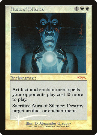 Aura of Silence [Friday Night Magic 2002] | Jomio and Rueliete's Cards and Comics