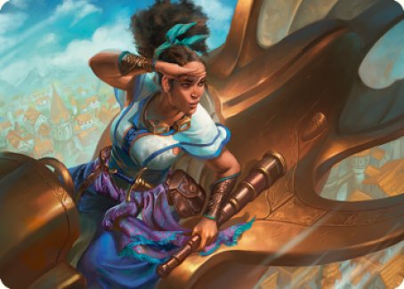 Talas Lookout Art Card [Dominaria United Art Series] | Jomio and Rueliete's Cards and Comics