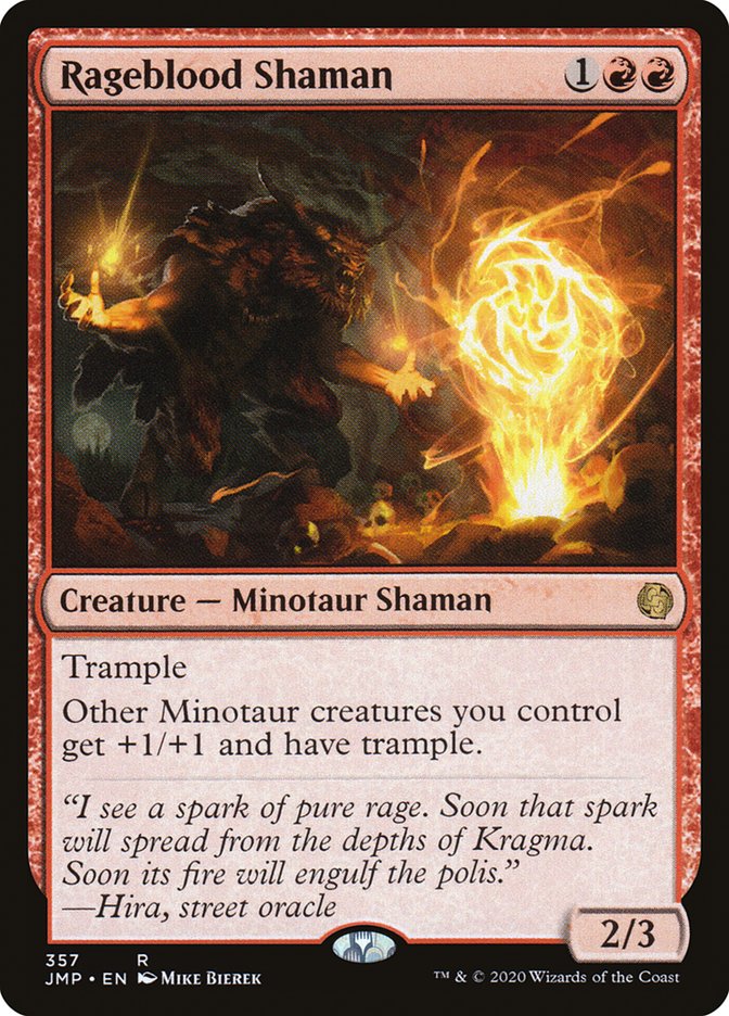 Rageblood Shaman [Jumpstart] | Jomio and Rueliete's Cards and Comics