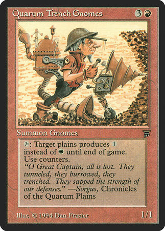Quarum Trench Gnomes [Legends] | Jomio and Rueliete's Cards and Comics