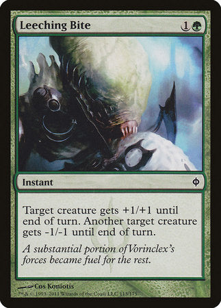 Leeching Bite [New Phyrexia] | Jomio and Rueliete's Cards and Comics