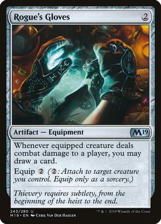 Rogue's Gloves [Core Set 2019] | Jomio and Rueliete's Cards and Comics