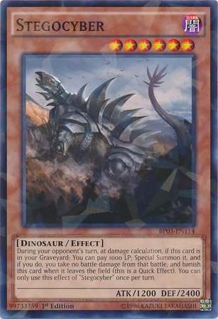 Stegocyber (Shatterfoil) [BP03-EN114] Common | Jomio and Rueliete's Cards and Comics