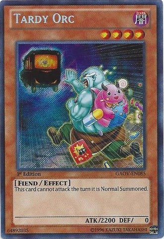 Tardy Orc [GAOV-EN085] Secret Rare | Jomio and Rueliete's Cards and Comics