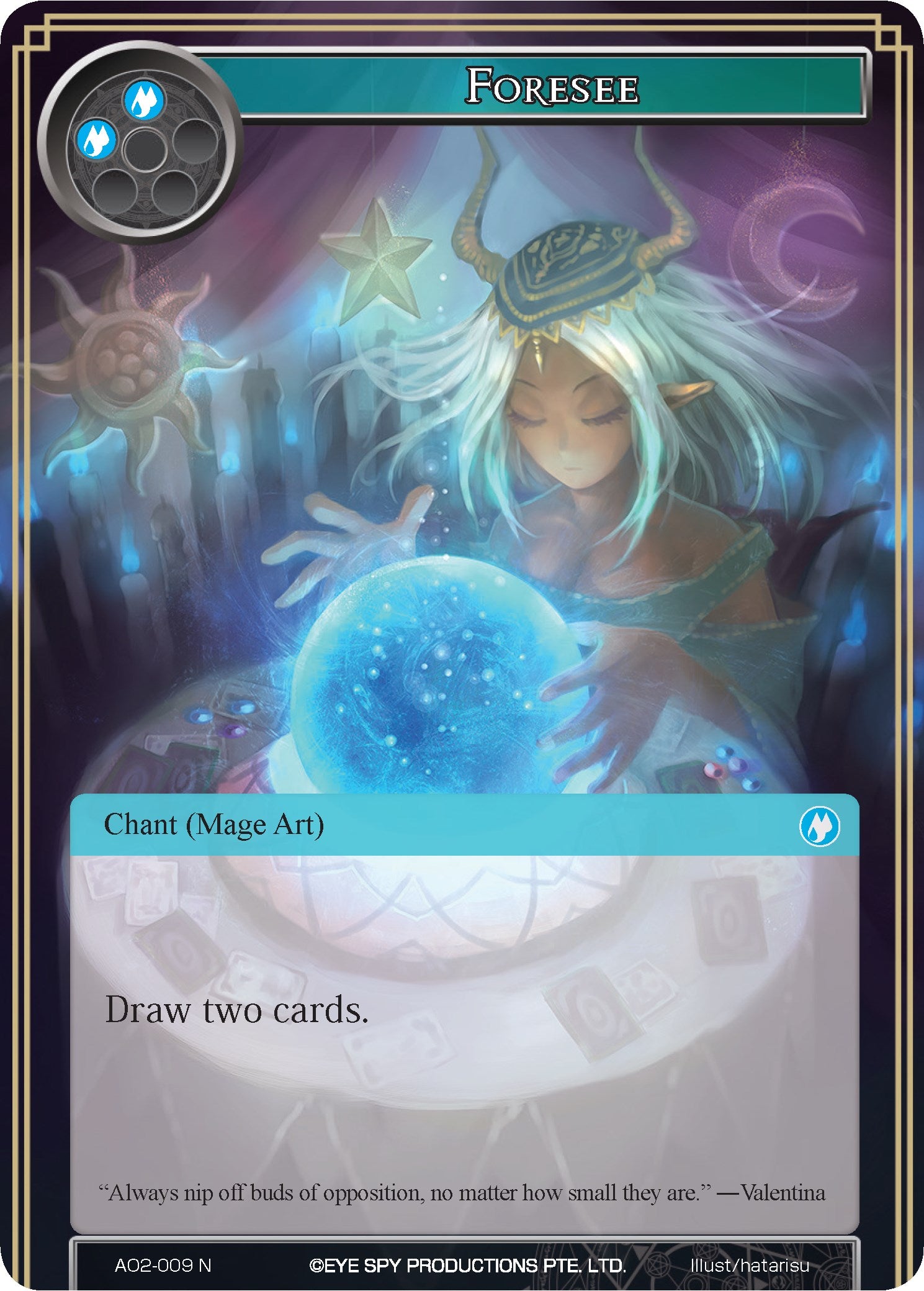 Foresee (AO2-009) [Alice Origin II] | Jomio and Rueliete's Cards and Comics