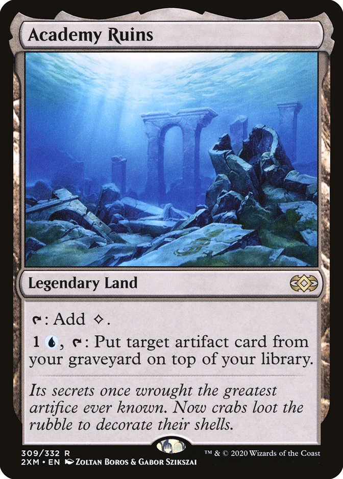 Academy Ruins [Double Masters] | Jomio and Rueliete's Cards and Comics