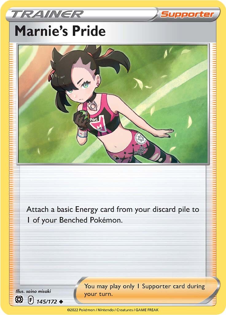 Marnie's Pride (145/172) [Sword & Shield: Brilliant Stars] | Jomio and Rueliete's Cards and Comics