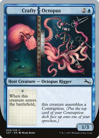 Crafty Octopus [Unstable] | Jomio and Rueliete's Cards and Comics