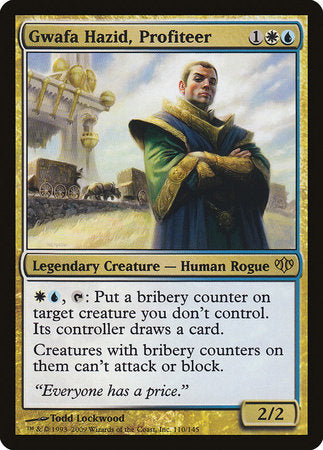 Gwafa Hazid, Profiteer [Conflux] | Jomio and Rueliete's Cards and Comics