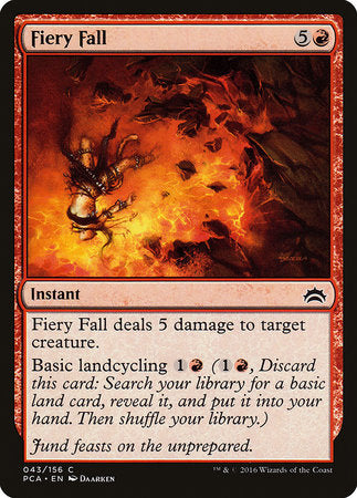 Fiery Fall [Planechase Anthology] | Jomio and Rueliete's Cards and Comics