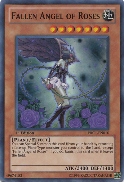 Fallen Angel of Roses [PRC1-EN010] Super Rare | Jomio and Rueliete's Cards and Comics