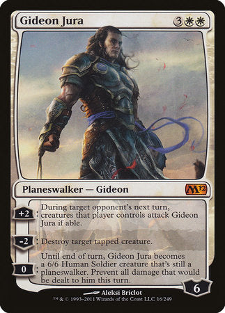 Gideon Jura [Magic 2012] | Jomio and Rueliete's Cards and Comics