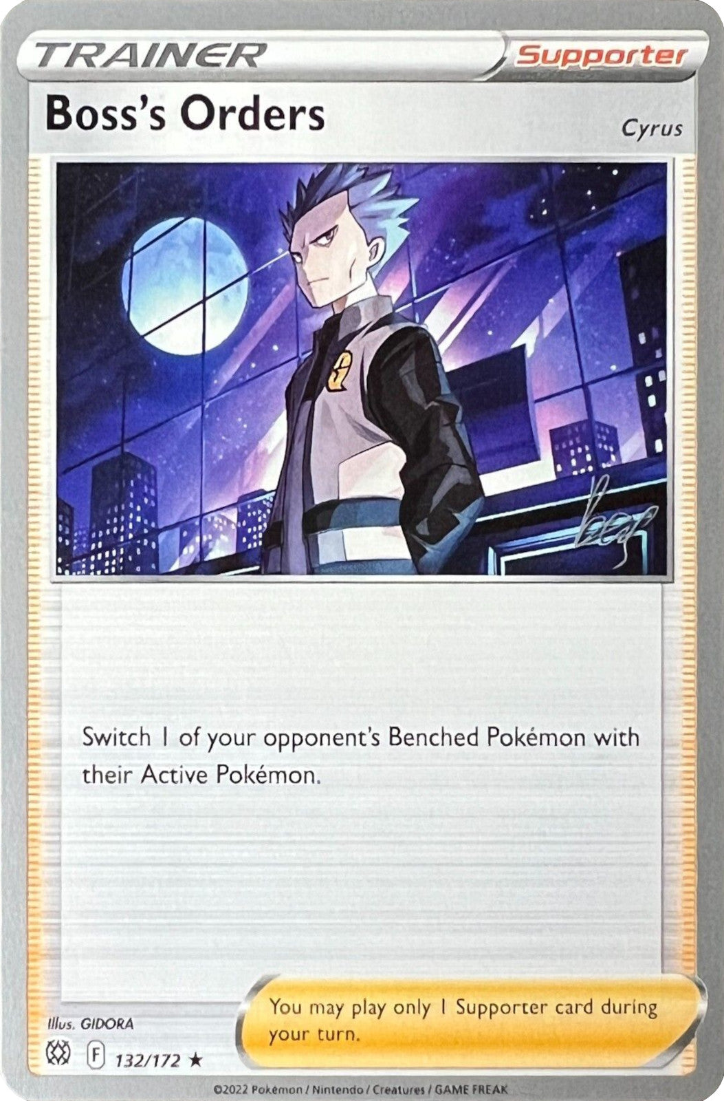 Boss's Orders (132/172) (Cyrus) (Cheryl Again - Sebastian Lashmet) [World Championships 2022] | Jomio and Rueliete's Cards and Comics
